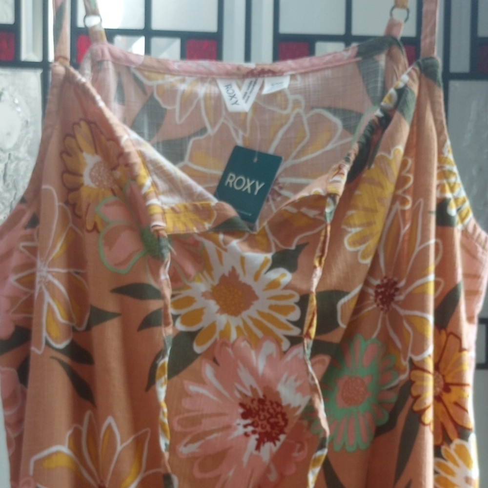 Roxy Floral Short Dress NWT